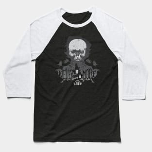 Gothic Poe Baseball T-Shirt
